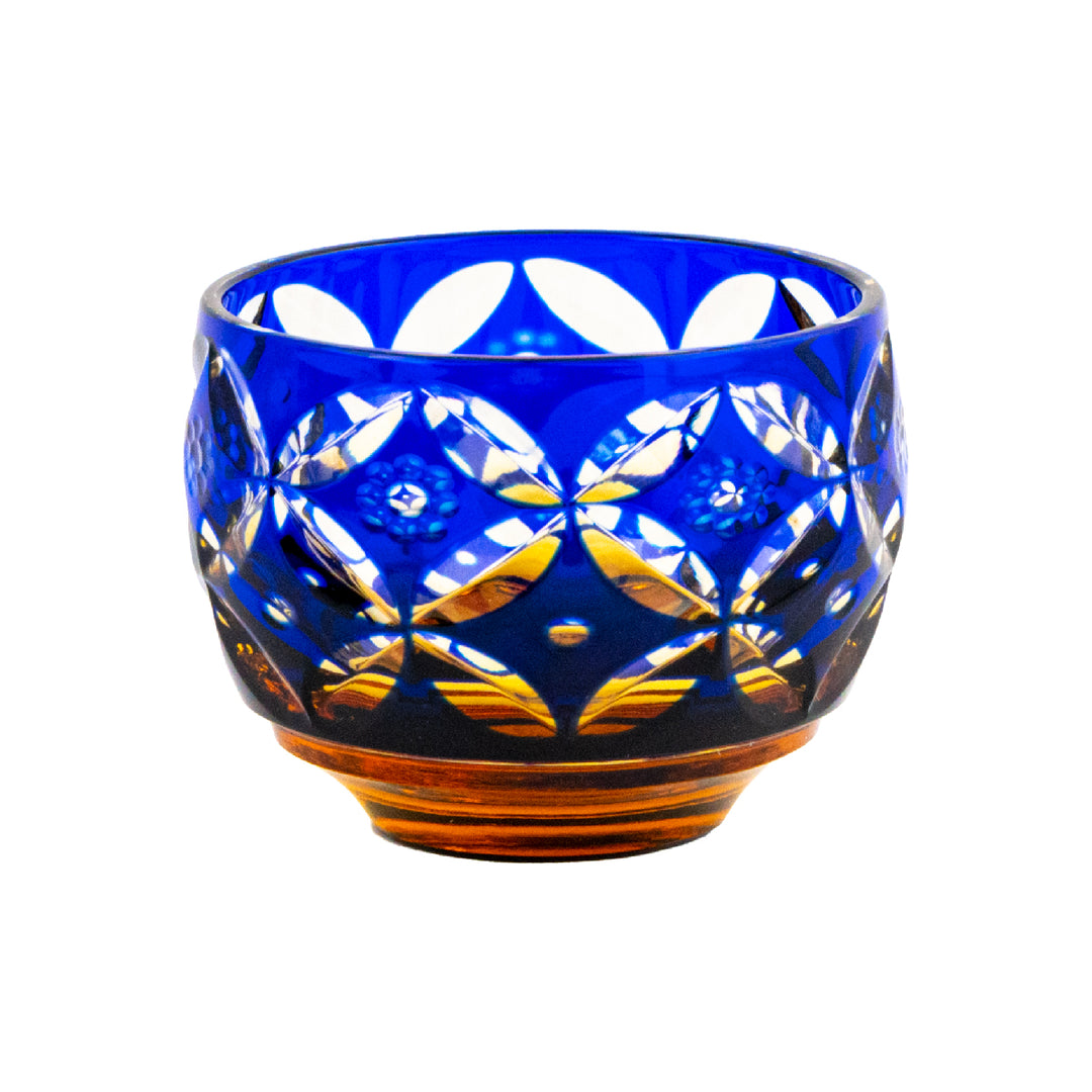 花七宝 ぐい呑 – 深川硝子工芸