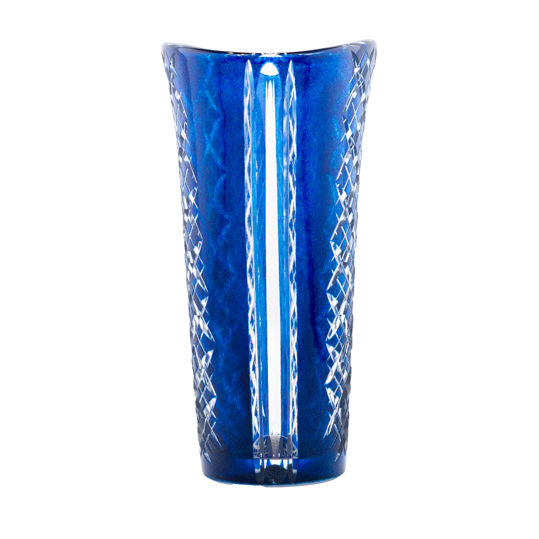 花器　天降川焼き 天開扇型花器 – 深川硝子工芸