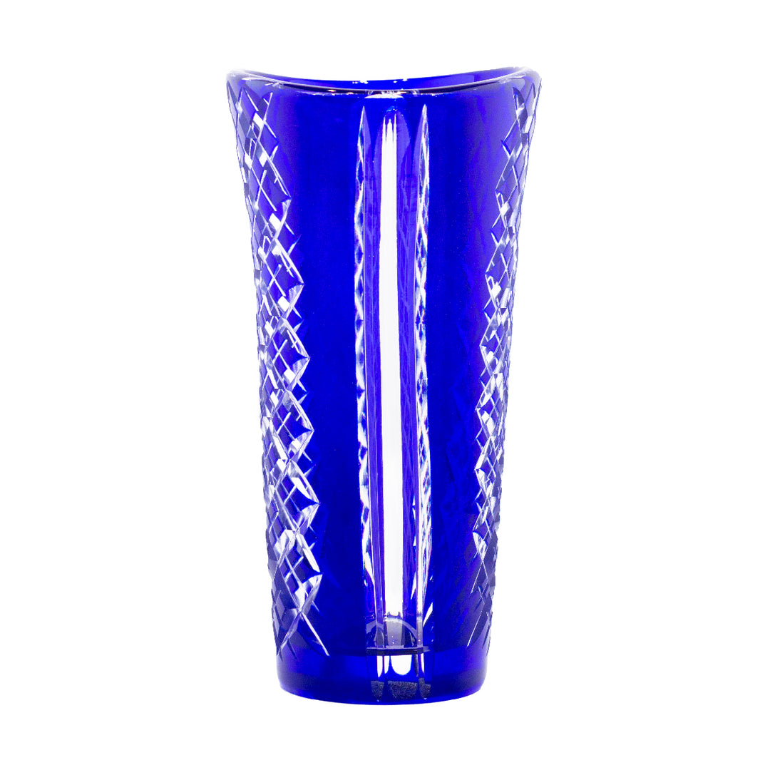 骨董　時代ガラス　希少　流線　スパイラル　反り口　円柱型　筒型　花器　花瓶 骨董 時代ガラス 希少 流線 スパイラル 反り口 円柱型 筒型 花器 花瓶 楽天